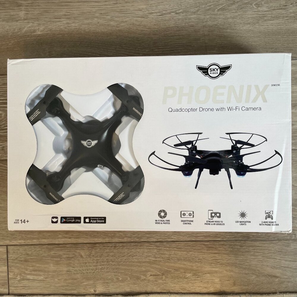 Sky Rider Drw329B Phoenix Quadcopter Drone with Wi-Fi Camera